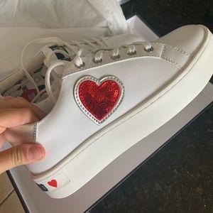 Love Moschino White Sneakers / Size 37